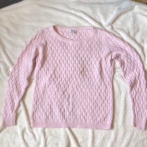 light pink old navy sweater